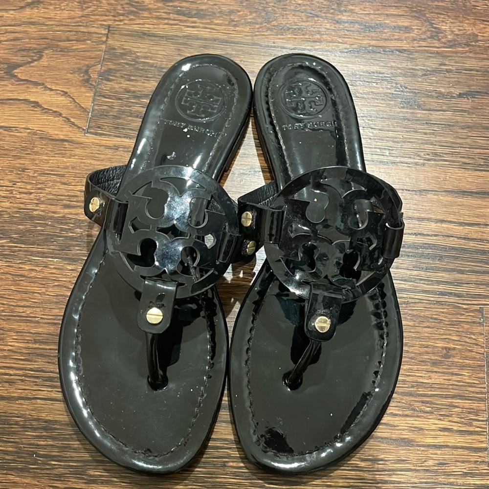 TORY BURCH Miller Patent Leather Sandals